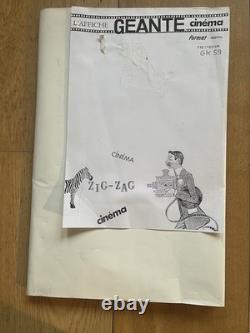 Trainspotting Huge Original 1996 Affiche Promo Quad UK Danny Boyle Ewan McGregor