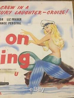 Très Rare Carry Originale Sur Croisière Film Quad Poster