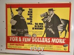 Très rare quad UK des années 1970 de l'emblématique Eastwood Van Cleef