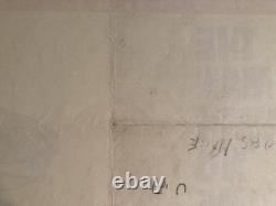 Très rare quad UK des années 1970 de l'emblématique Eastwood Van Cleef