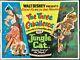 Trois Caballeros / Jungle Cat Affiche De Cinéma Originale Quad Walt Disney Release