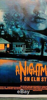 Un Cauchemar Sur Elm Street (1984) Affiche Originale Du Film Quad Britannique --rolled- Linenb'd