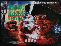 Un Cauchemar sur Elm Street 2 : La Revanche de Freddy (1985) Affiche de Film Quad Britannique