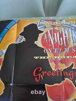 Un Cauchemar sur Elm Street 4 Affiche de Film Cinéma Quad Originale Royaume-Uni 1988