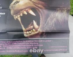 Un Loup-Garou Américain À Londres Affiche Quad Originale UK 1981 30 X 40