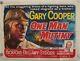 Un Seul Homme Mutiny Original Uk Quad Affiche De Film 1955 Gary Cooper