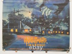 Un cauchemar sur Elm Street (ROLLED) affiche de cinéma britannique Quad One Sheet du film