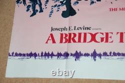 Un pont trop loin (1977) Affiche originale britannique quad très rare en excellent état