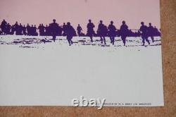 Un pont trop loin (1977) Affiche originale britannique quad très rare en excellent état