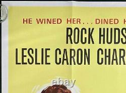 Un très grand service Affiche originale de cinéma Quad Rock Hudson Leslie Caron
