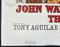 Undefeated ORIGINAL Quad Affiche de Film Cinéma John Wayne Rock Hudson 1969