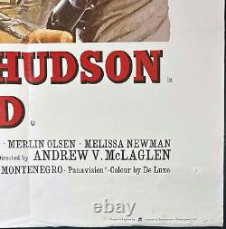 Undefeated ORIGINAL Quad Affiche de Film Cinéma John Wayne Rock Hudson 1969