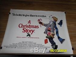 Une Histoire De Noël Affiche Du Film Quad Britannique Bob Clark Christmas Classic Tnt