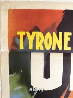 Untamed Originale Uk Quad Affiche De Film 1955 Tyrone Power, Susan Hayward, Rare