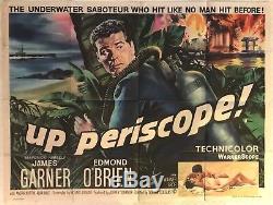 Up Periscope Film Original Quad Poster 1959 James Garner Edmund O'brien
