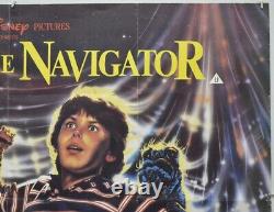 VOL DU NAVIGATEUR (1986) Affiche de film originale en Quad Joey Cramer, Disney