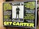 Vf 1971 Get Carter Michael Caine Film Quad Rolled Original Presse Poster Rare