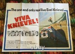 Viva Knievel! Affiche De Cinéma Du Royaume-uni Quad