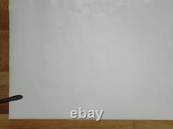 Vivre et laisser mourir (1987) affiche teaser britannique originale rare roulée QUAD - Bond 007