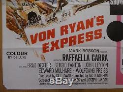 Von Ryan's Express / Notre Homme Flint (1966) Affiche Originale Du Film / Film Quad Uk