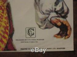 Voyage Fantastique De Sinbad D'origine Britannique Quad Ray Harryhausen Film D'affiche