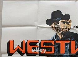 Westworld 1973 Original Uk Quad Cinema Movie Film Poster Sci Fi