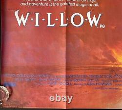 Willow ORIGINAL Affiche de Film Cinéma Quad Val Kilmer Brian Bysouth 1988