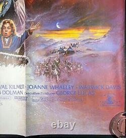 Willow ORIGINAL Affiche de Film Cinéma Quad Val Kilmer Brian Bysouth 1988