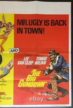Wrecking Crew & Big Gundown 1968 Original Cinema Uk Dbill Quad Film Poster Rare