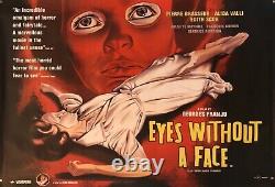 Yeux sans visage (R-1995), BFI, Affiche de film originale, UK Quad