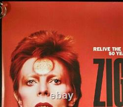 Ziggy Stardust La Première Mondiale Affiche Originale du Cinéma en Quad David Bowie