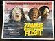 Zombie Creeping Flesh Affiche De Cinéma Originale Du Royaume-uni Quad Dpp Pre Cert Int